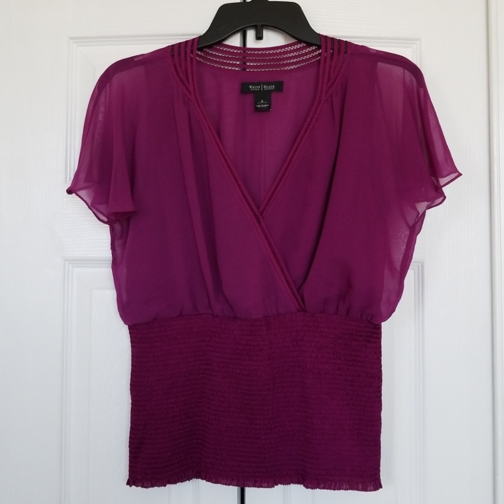 V-neck blouse